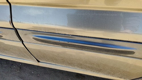 02-07 Liberty Driver Left Rear Moulding From Door Oem Back Trim Strip Khaki Pjc