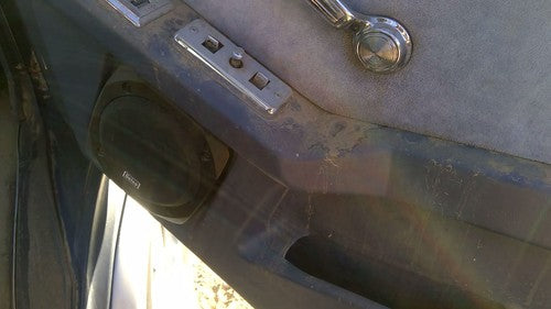 85-96 Chevy G20 Van Passenger Right Front Inside Door Trim Panel Only Oem Blue