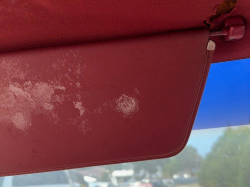 1987-1996 Dodge Dakota Driver Left Sun Visor Oem Red