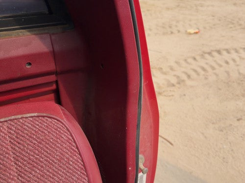 1987-1996 Dodge Dakota Driver Left B-Pillar Trim Red OEM