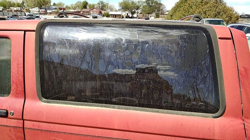 1985-1990 Ford Bronco 2 Driver Left Rear Quarter Glass Back Side Window Oem
