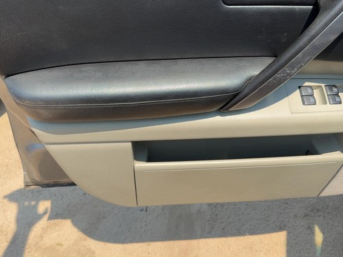 03-06 Fx45 Driver Left Front Door Trim Panel With Master Switch Willow/Black S