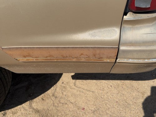 93 Century Driver Left Rear Moulding On Quarter Panel 4-Door Sedan Special Gold