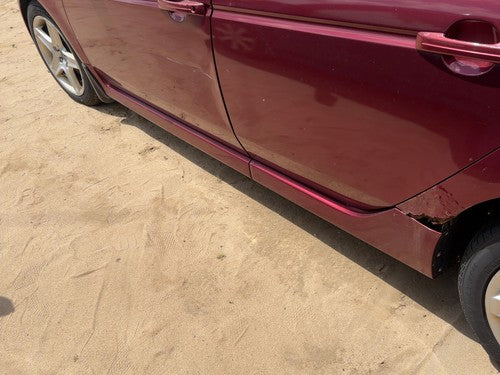 2004-2006 Acura Tl Driver Left Lower Rocker Panel Moulding Oem Redondo Red