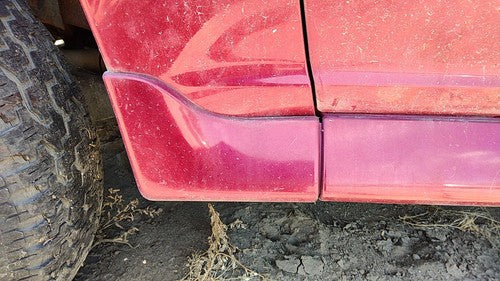 1991-1994 Ford Explorer Driver Left Moulding From Fender Oem Trim Strip Red