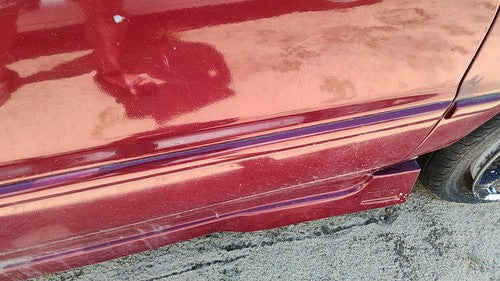 1994-96 Honda Accord Passenger Right Front Moulding From Door Oem Trim Strip Red