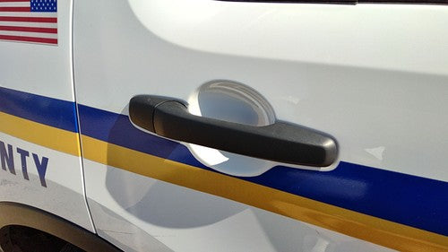 11-19 Explorer Police Interceptor Passenger Right Rear Outside Door Handle Back