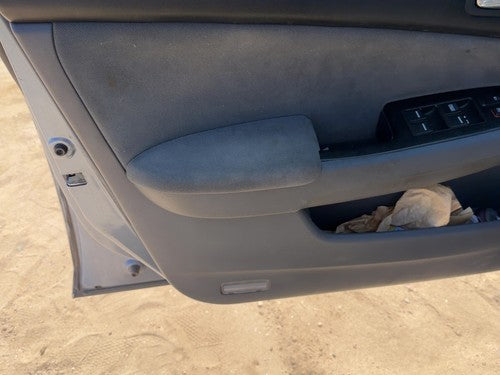 06-07 Accord Driver Left Front Door Trim Panel With Master Switch 2.4L Gray