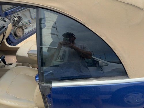 2003-2010 Driver Left Rear Quarter Glass Back Side Window Oem 1Y0845297B