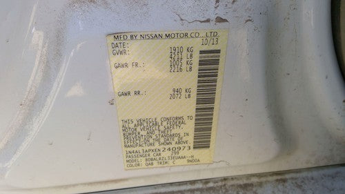 2013-2018 Nissan Altima Ac Compressor Air Conditioner Pump Assembly Oem 2.5L
