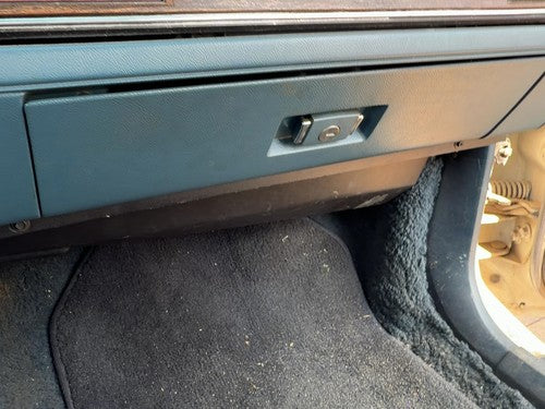1986 Oldsmobile 98 Glove Box Assembly Complete Door With Latch Oem Blue