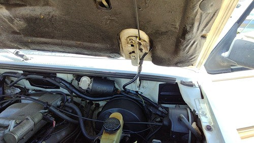 1993-1994 Ford Explorer Driver Left Hood Hinge Assembly Oem White F87z16796ba