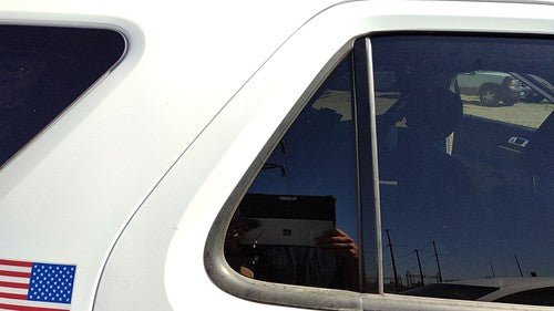 11-19 explorer Police Passenger Right Rear Vent Window Back Door Glass Wth Frame