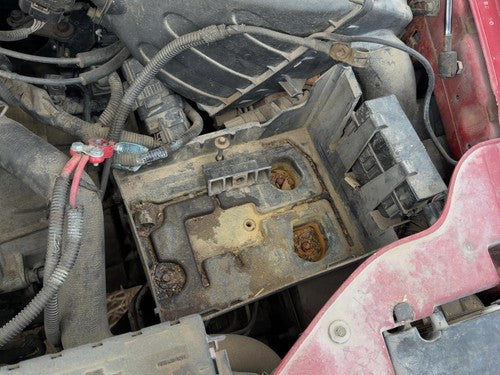 2000-2007 Ford Taurus Complete Battery Box Mount Tray With Hold Down Oem