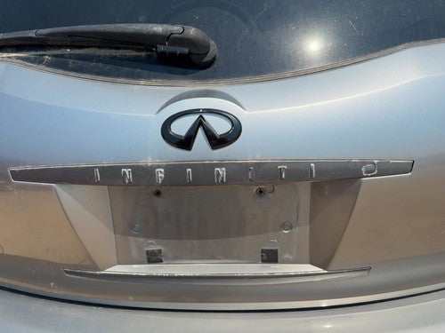 03 Fx45 License Plate Trim Surround Panel Tail Trunk Finish Diamond Graphite Wv2