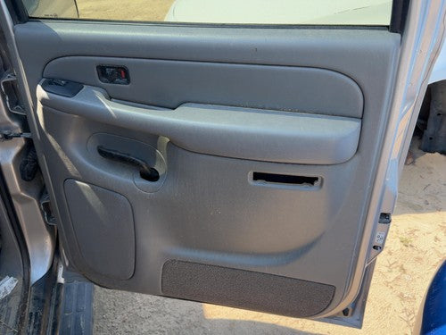 00-06 Suburban 1500 Passenger Right Rear Door Trim Panel Switches Back Gray 92I