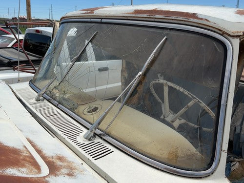 1967-1972 Ford F350 Windshield Chrome Trim Conventional Cab Factory OEM
