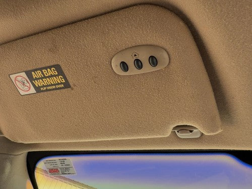 2001 Lincoln LS Driver Left Sun Visor OEM Illuminated Tan 4H 1W4Z5404105AAA