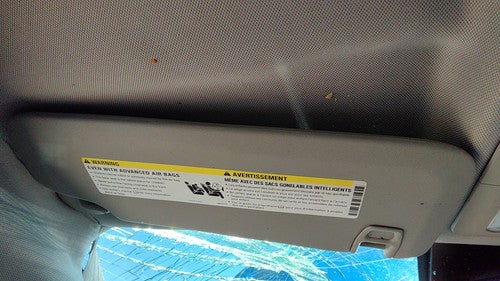 2011-2016 Chevy Cruze Driver Left Sun Visor Oem Black Aff 95034253