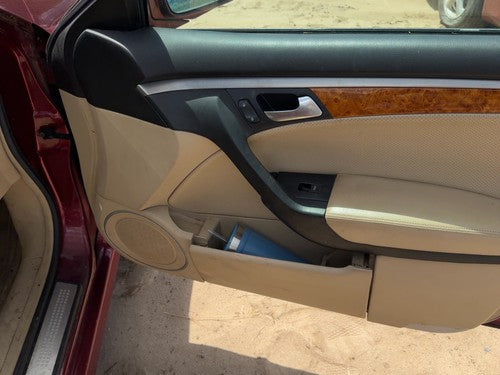 2004-2006 Acura Tl Passenger Right Front Door Trim Panel With Switches Tan C