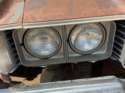 1974 Chevy Impala Passenger Right Head Light set with Trim Oem Front Lamp