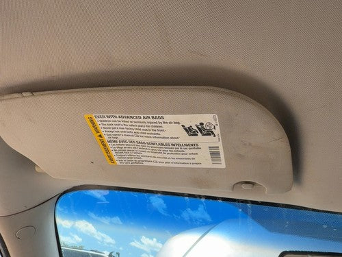 2005-2010 Chevy Cobalt Driver Left Sun Visor Oem Coupe Gray 14B 20868638