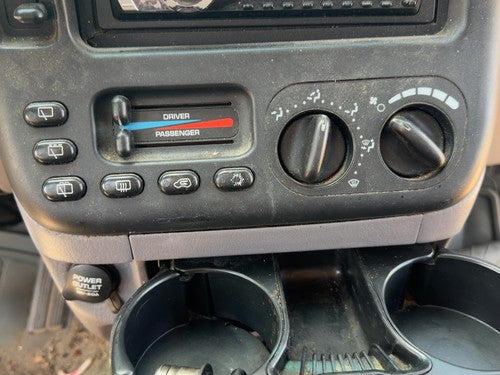 99-00 Town & Country Temperature Control Module In Dash Heater Ac Head Unit Oem