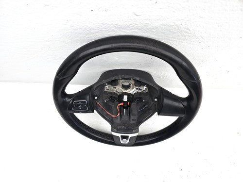 2012-2014 Vw Jetta Black Leather Steering Wheel With Multifunction Controls Oem