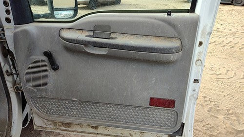 99-01 F250 Super Duty Passenger Right Front Door Trim Panel With Switches Gray