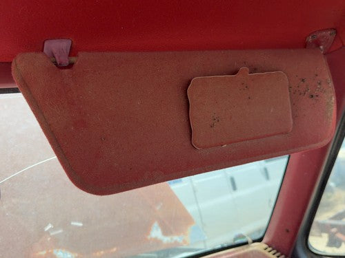 1987-1991 Ford F150 Passenger Right Sun Visor Oem Red