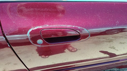 1994-1995 Honda Accord Passenger Right Front Outside Door Handle Oem Red