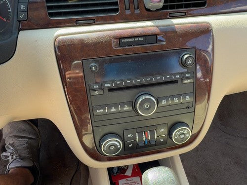 06-16 Chevy Impala Trim Bezel Around Radio Surround Dash Panel Oem Neutral 522
