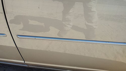 03-07 Cts Driver Left Rear Moulding From Door Oem Back Trim Strip Sand Storm 61U