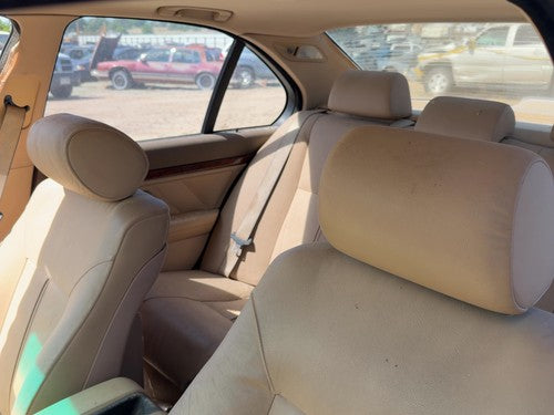 2001 BMW 530i Rear Headrest Sedan Folding Seat Leather Beige 52208198140