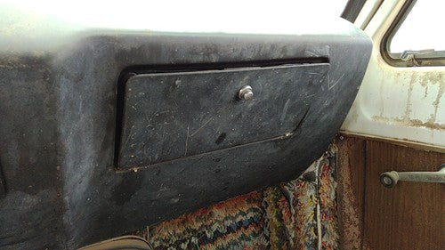 1974 Dodge Van B200 Glove Box Assembly Complete Door With Latch Oem