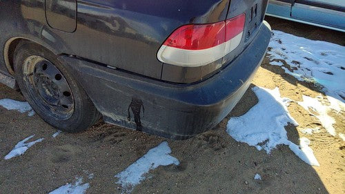 1996-2000 Honda Civic Rear Bumper Cover Assembly Oem Back Black Coupe 4802138