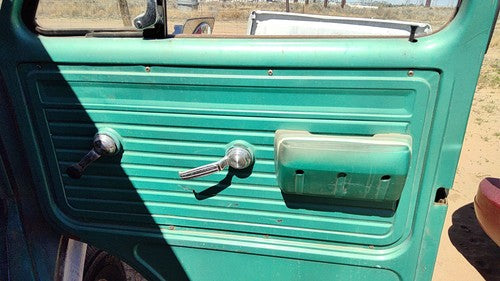1971 Chevy Van G20 Passenger Right Front Door Trim Panel With Armrest