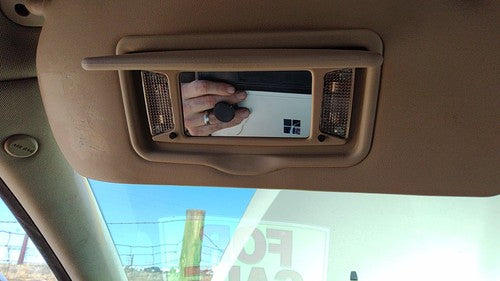 2003-2007 Cadillac Cts Driver Left Sun Visor Oem Neutral 702 88952129