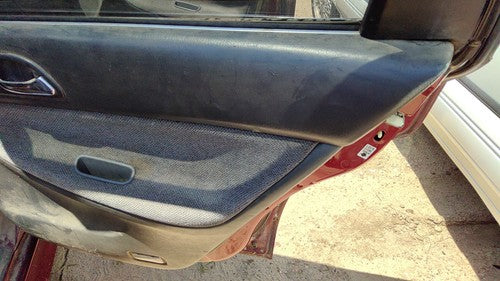 94 95 Honda Accord Passenger Right Rear Door Trim Panel With Switches Back Gray