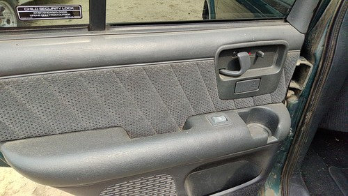 1995-1997 S10 Blazer Driver Left Rear Door Trim Panel With Switches Back Gray
