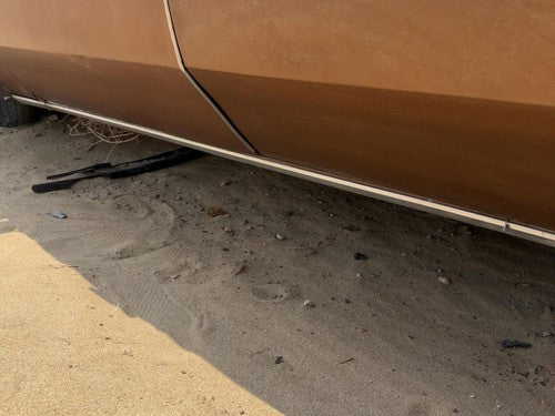 1974 Chevy Impala Driver Left Lower Rocker Panel Moulding Side Skirt Oem