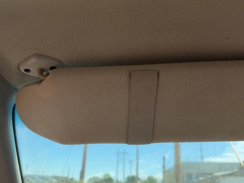 1997-2003 Ford F150 Driver Left Sun Visor OEM Light Graphite F2