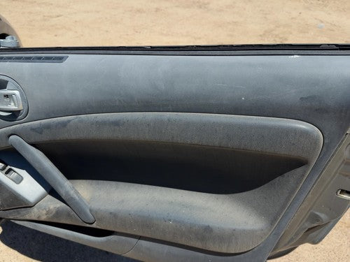 06-12 Eclipse Passenger Right Front Door Trim Panel With Switches Hatchback Gray