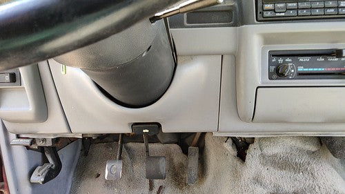 1993-1994 Ford Explorer Lower Dash Under Column Knee Bolster Trim Panel Oem Gray
