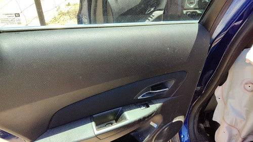 12-16 Chevy Cruze Driver Left Rear Door Trim Panel With Switches Back Black Aff