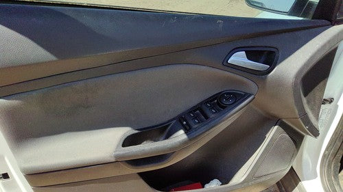 13-14 Focus Ford Driver Front Door Trim Panel With Master Switch Black Ew