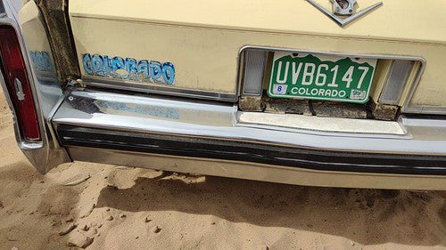 1980-1984 Cadillac Deville Chrome Rear Bumper Assembly With Brackets Oem Back