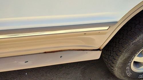 1993 Ford Explorer Driver Left Rear Moulding From Door Oem Back Trim Strip White