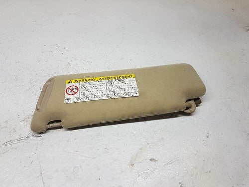 1999 Lexus Rx300 Passenger Side Sun Visor Assembly Mirror Tan Right Windshield