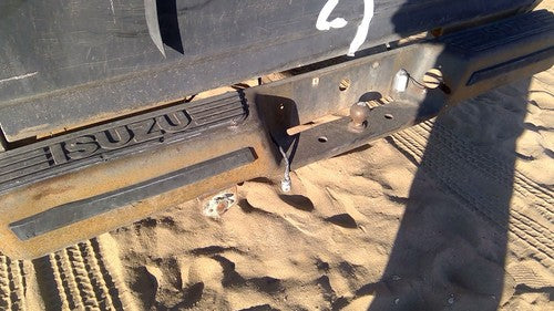 1981-1987 Isuzu Pup Pickup Rear Back Step Bumper With Brackets Oem 2900036000